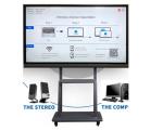 350cd/m2 1920x1080 LCD Interactive Touch Screen 1.8mm Bezel