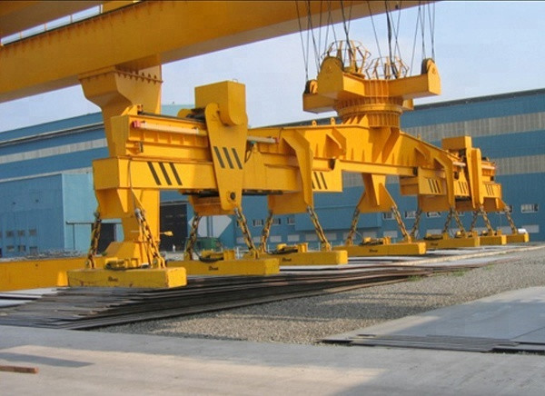 Buy cheap Revolving Electromagnet Double Girder Bridge Crane With Slewing Carrier Beam product