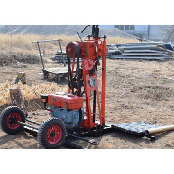 Engineering 150m Depth Core Drill Rig Hydraulic Diesel Powered