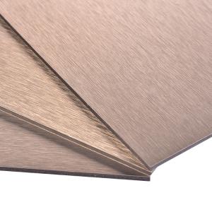 Buy cheap UV Resistant Aluminum Brushed Composite Panel Impact Resistant For Long Lasting Durability product