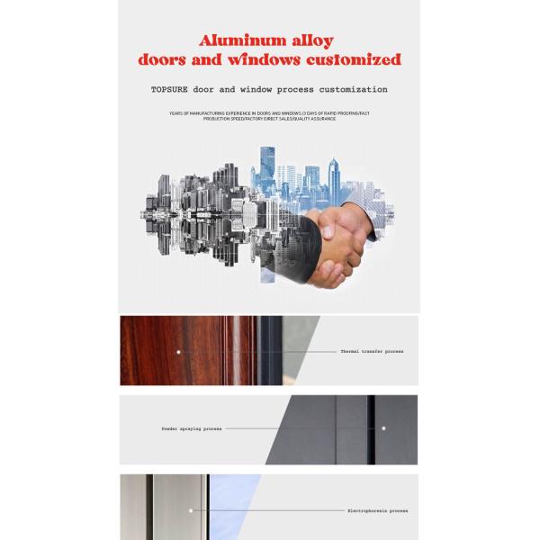 1.8mm Aluminum Frame Sliding Glass Doors