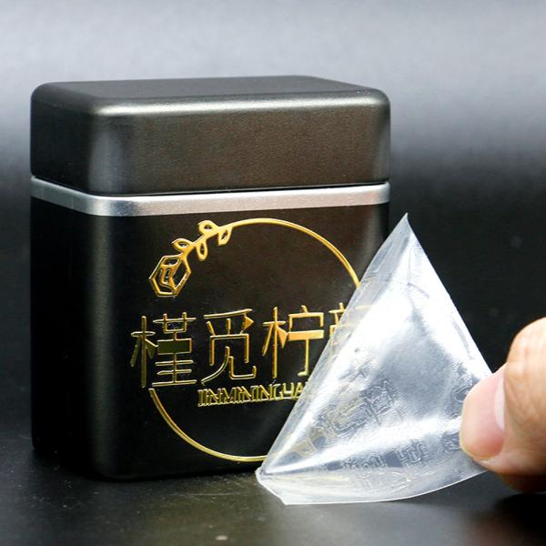 Transparent Embossed Packaging Stickers Labels Waterproof