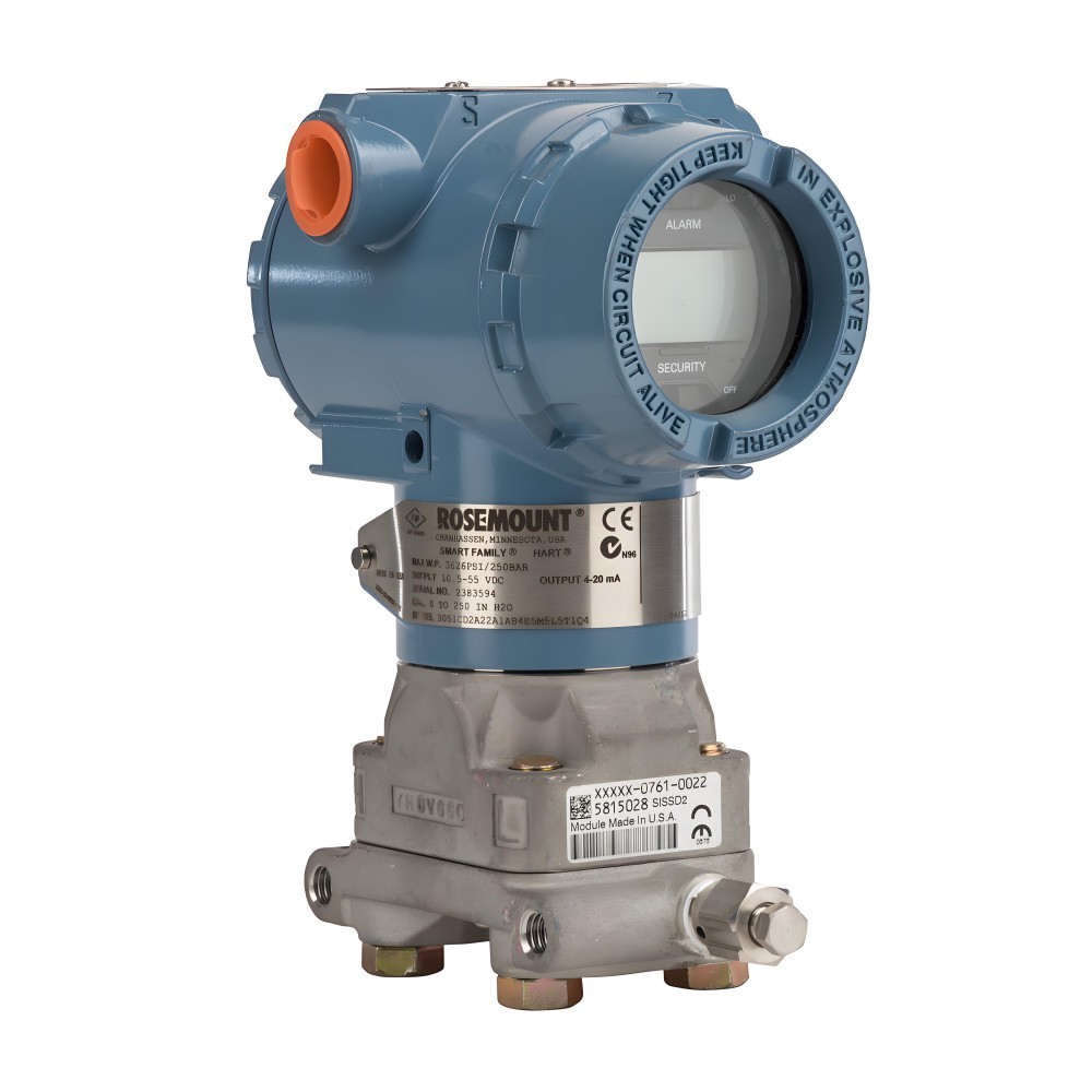 Industrial Grade 3051cd In-Line Differential Pressure Transmitter with IP67
