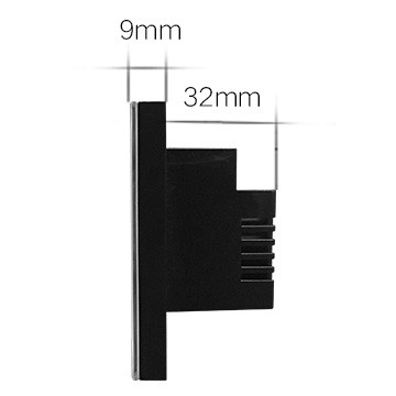 Usb Charger 2100mA Output SAA Certifications Glass Panel Australia/new Zealand Building Wall Touch Sockets