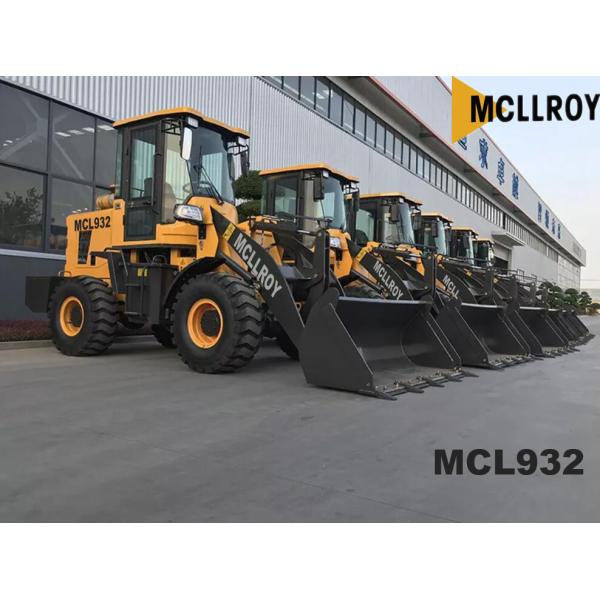 Small 2 Ton Compact Wheel Loaders Articulated With 1m3 Bucket