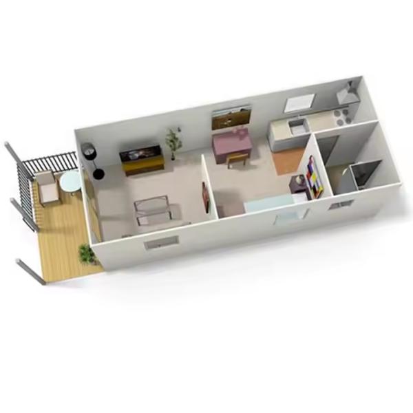 Quick Assembly Mobile Modular Buildings Portable Flat Pack Container House