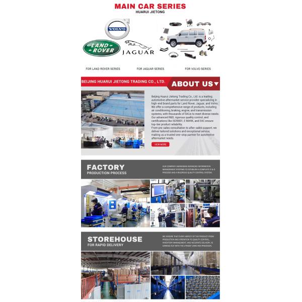 Engine radiator coolant hose OE LR006135 Cooling System Coolant water hose Rubber hose pipe for Land Rover Radiator upper pipe