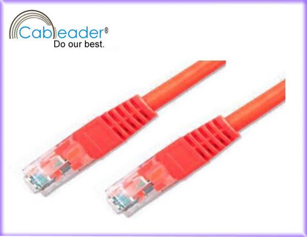 Quality High Speed Cat 5e networking cables, RJ45 Patch Cable with red color for sale