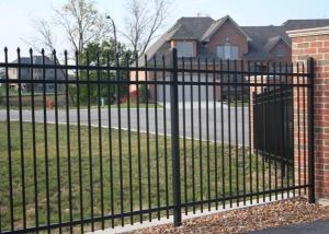 Buy cheap 6x8ft Wrought Iron Garden Fence , ISO Rod Iron Fence Panels product