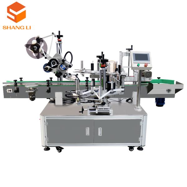 Core Components Motor Two Sides Bottle Labeling Machine for Front and Back Labeling