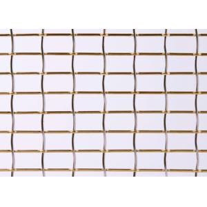 Buy cheap SS321 2.5m Lock Crimp Wire Mesh Square Hole product