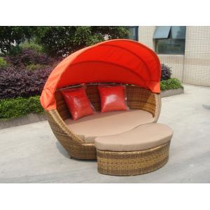 Buy cheap Building Balcony Waterproof Outdoor Rattan Daybed With Table product