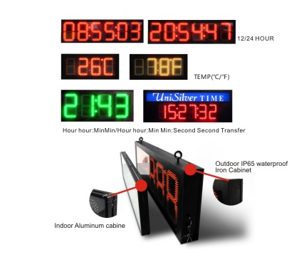 Digital Wall Clock with Temperature and Humidity Display Large LED Screen Table Clock