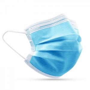 Buy cheap Extremely Soft Disposable Face Masks / Disposable Blue Earloop Face Mask product