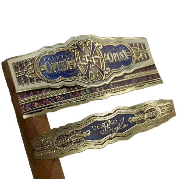 Water Repellent Flexographic Printing Cigar Band Printing Wedding Ceremony Adhesive Labels For Printing