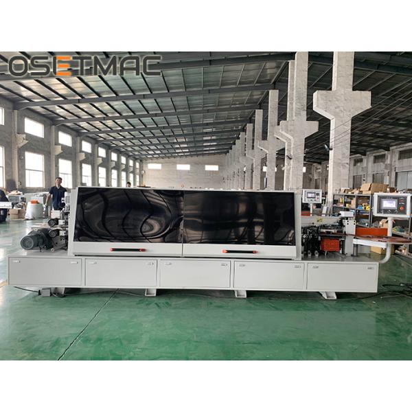 Width 60mm PVC Woodworking Edge Banding Machine 7 Functions