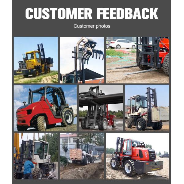 Mining Industry Extreme Weather Rough Terrain Forklift 4.5 Ton