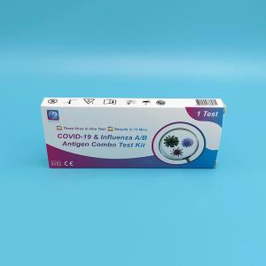 China SARS-CoV-2 & Flu A/B Antigen Rapid Test Kit Blood / Urine / Saliva Sample Type on sale