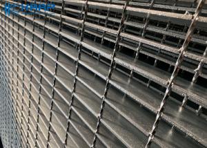 Buy cheap I Type Serrated Galvanized Steel Grating Low Carbon Q235 Material Strong Rust Resistance product