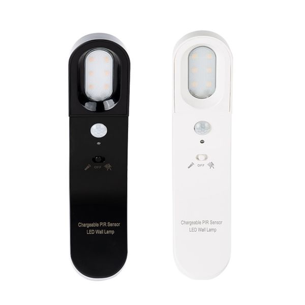 1W Induction Night Light Built In USB Rechargeable Night Lamp With Motion Sensor