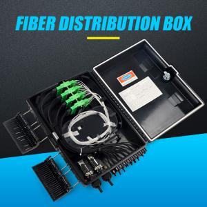 Buy cheap FTTH Indoor / Outdoor Termination Fiber Optic Distribution Box Plastic 1.45kg product