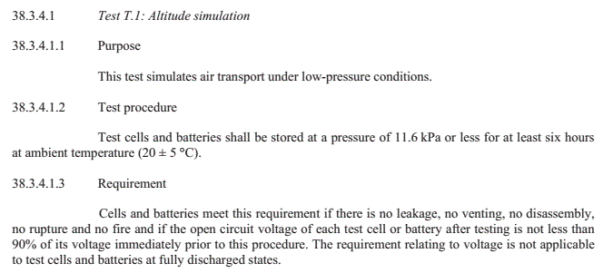 Battery Cell Altitude Test Chamber UN38.3 High Altitude Simulation Test