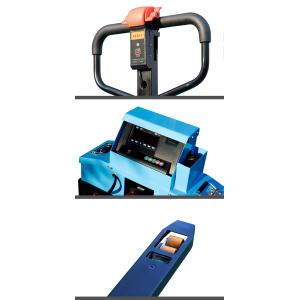2000kg Capacity Material Handling Electric Pallet Truck With Weighing Scale