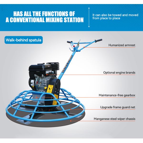 Hot 70cm Power Trowel Gasoline Power Trowel Machine Concrete Helicopter Power Trowel Machine