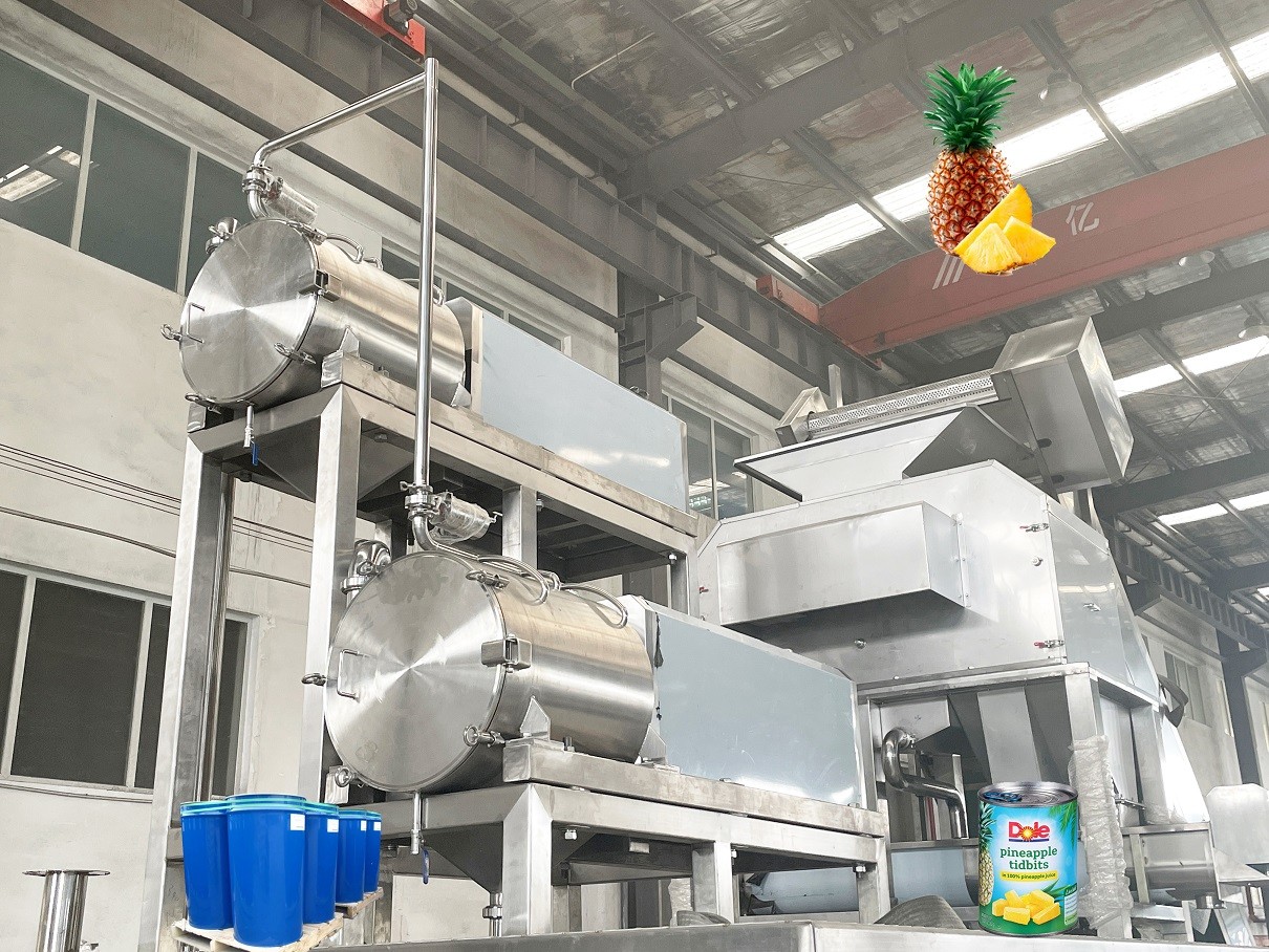 Buy cheap SS304 Industrial Pineapple Juice Extractor Machine 1500t/Day 380V product