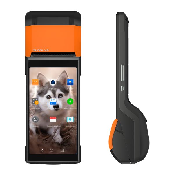 V2 Sunmi Android Handheld POS Terminal With Thermal Receipt Printer
