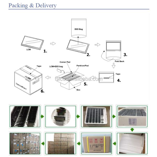 FPC Interface 128x64 COG LCD Module 12864 Dot Matrix LED
