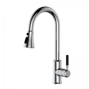 Buy cheap Hot Cold Water Pull Out Kitchen Faucet Brass Zn Alloy Brass Body Material product