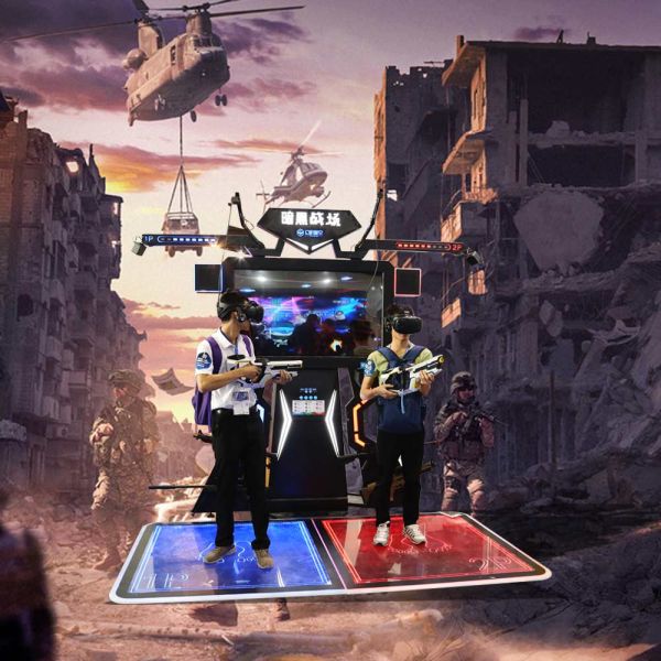 Weight 278kg FPS Arena Gun Shooting 9D Virtual Reality Simulator Space Walk