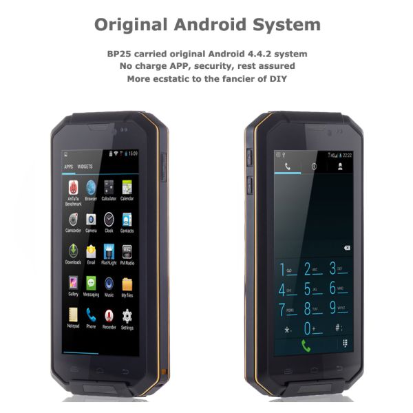 Waterproof Mobile Phone with 2.0+8.0MP wifi/BT IP67 Outdoor BP25