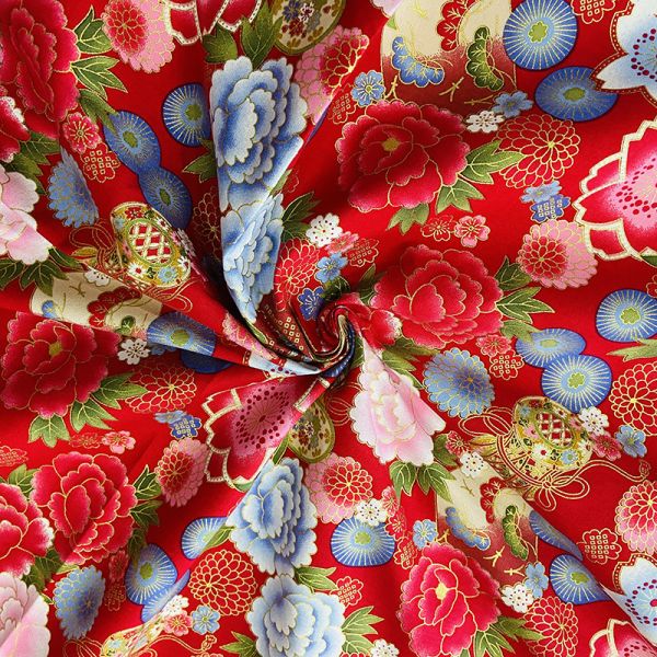 OEM Bronzed Print Christmas Twill Cotton Fabric For Decorate Clothes