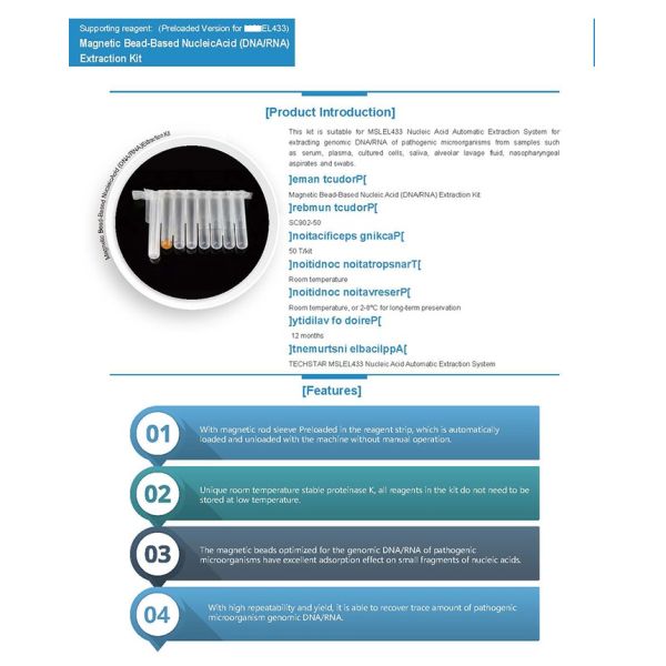 Ce Certification 12 Channels Nucleic Acid Amplification Testing Automatic Nucleic Acid Extraction System