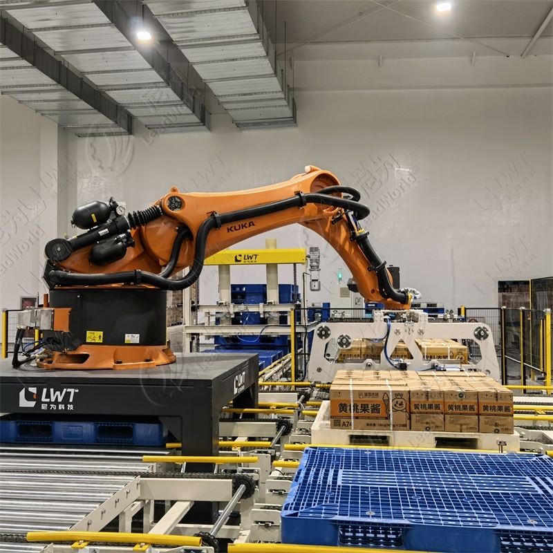 Collaborative Robot Palletizer System Single Column Robotic Palletizer