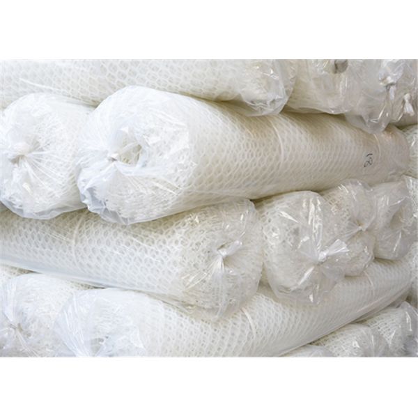 100% Hdpe White Plastic Mesh Netting Hexagonal Shape Poultry Chicken Aviary