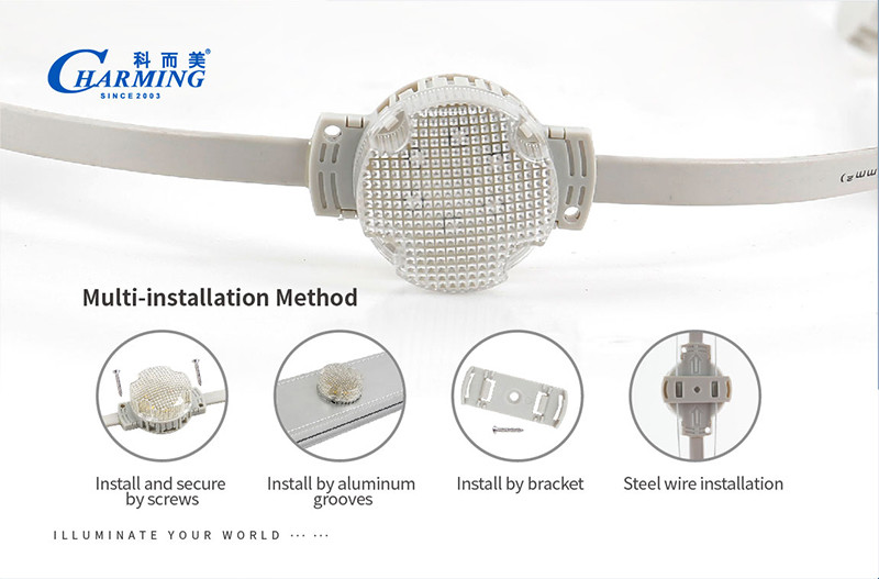 180° View Angle 1.44W LED Pixel Lights IP68 For Building Lighting Project