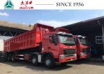 Buy cheap A7 8X4 HOWO Dump Truck 30 CBM 420 HP Euro 4 Flat Roof For Quarry Philippines product