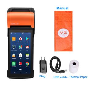 Buy cheap Mini Android Handheld POS Terminal / Cash Collecting Android Pos Machine product
