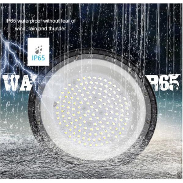 Ultra Thin UFO LED High Bay Light 100W 150W 200W Waterproof IP65