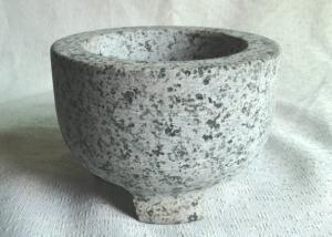 Buy cheap Custom Shape Granite Stone Bowl Outside Honed Finish Non Toxic With 3 Legs product