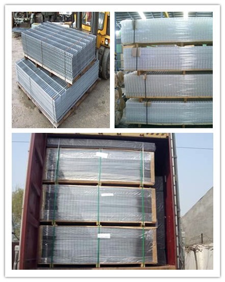 Welded Wire Mesh Panel Hot Dipped Galvanized Welded Fence Panel 4 Inch Aperture