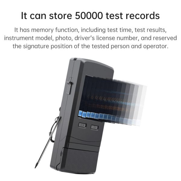 High Sensitivity Alcohol Breathing Analyzer Machine With Embedded Printer
