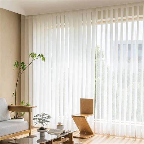 New Arrival 100% Polyester Transparent Eco-Friendly Hanas Vertical Blinds Fabric for Living Room Decoration