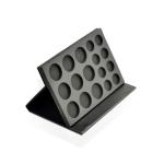Adjustable Angle Empty Eyeshadow Palette Black Foldable OEM Service