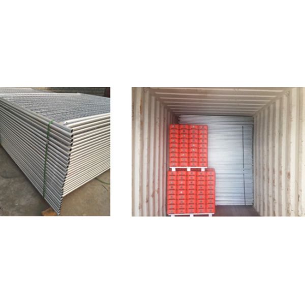 Australia Type Temporary Construction Fence Panel Hot Galvanized 2.1x2.4m