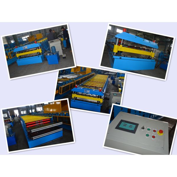 Toching Screen Roofing Sheet Making Machine Aluminium Roll Forming Machine 5.5Kw