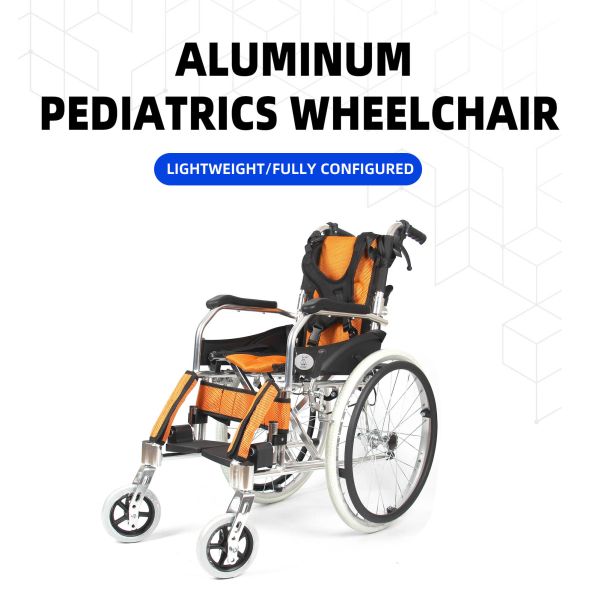 Extra Lightweight Traveling Aluminum Manual Wheelchair Transport Airplane Chair